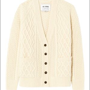 Women’s used re done 90s oversized cardigan size M